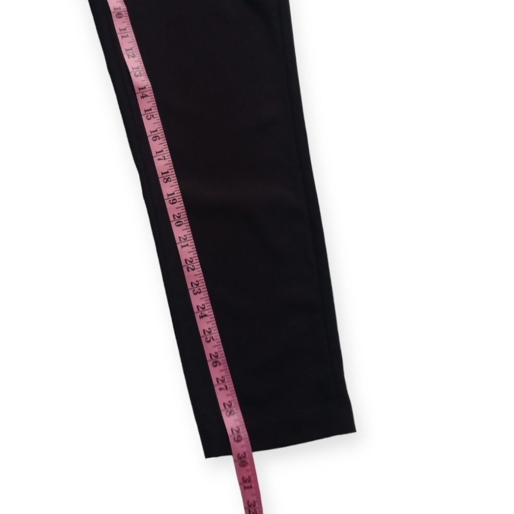 HAGGAR MEN'S PREMIUN STRETCH SLIM FIT DRESS PANTS. SIZE 29 / 30. COLOR BLACK. - Picture 7 of 14